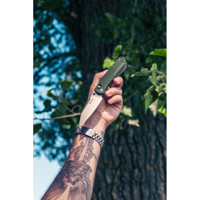 Ніж складаний Ganzo G771-GB зелений 