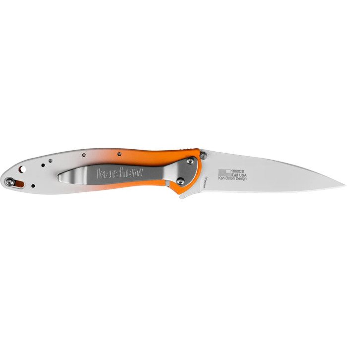 Ніж Kershaw Leek - Creamsicle, MagnaCut orange & white 