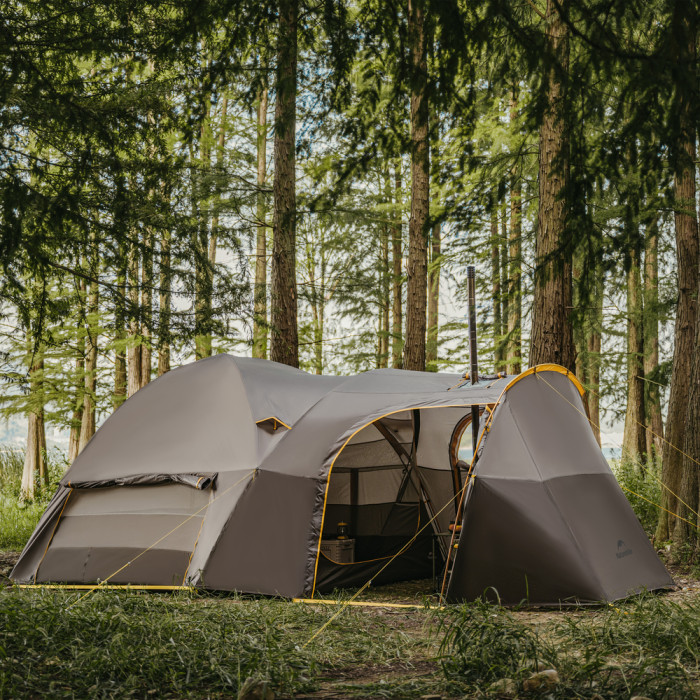 Намет шестимісний Naturehike, KOTA 6, CNK2450WS031, 75D, світло-коричневий 