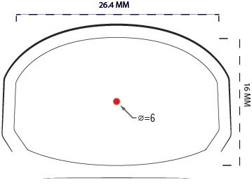 Приціл коліматорний Vortex Venom Red Dot 6 MOA. Weaver,Picatinny 