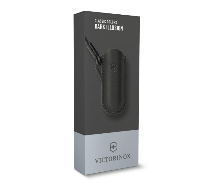 Чохол Шкіряний Victorinox для ножа 58 mm серії Classic SD Colors, Dark Illusion (4.0670.3) чорний 