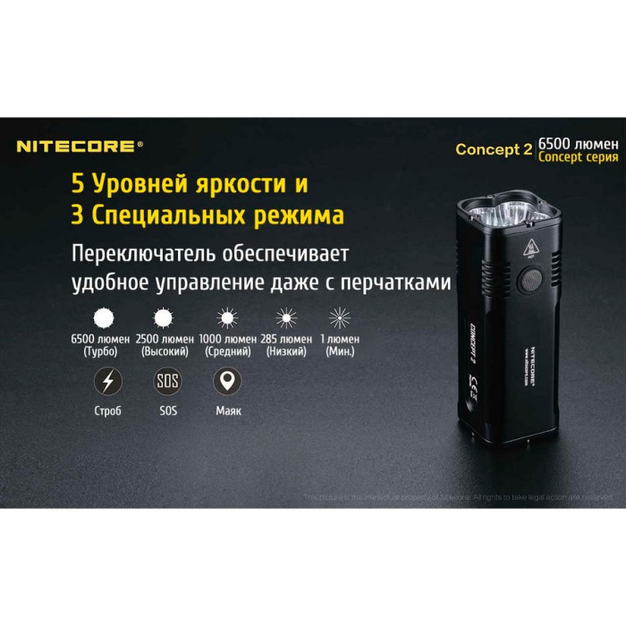 Ліхтар Nitecore CONCEPT 2 