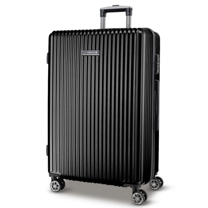 Валіза Swissbrand Riga 2.0 (L) Black (SWB_LHRIG001L) 