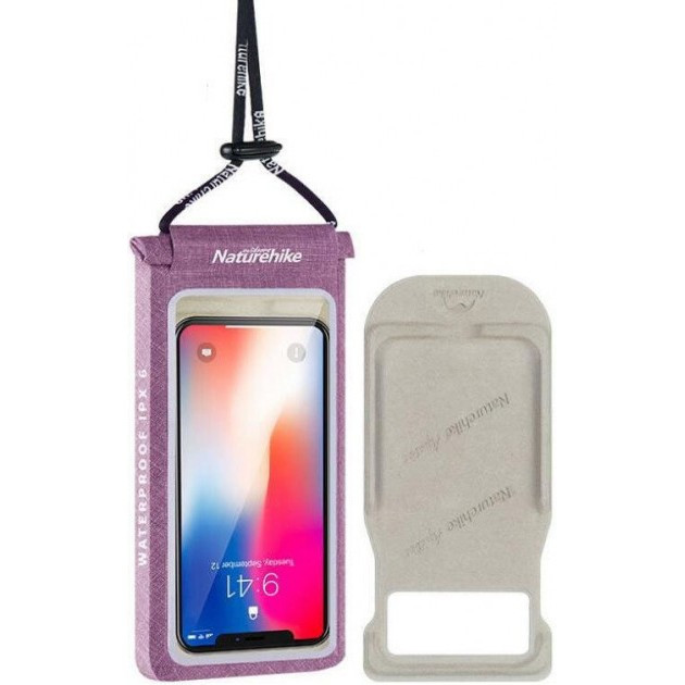 Гермочехол для смартфона Naturehike 3D IPX6 6 inch purple NH18F005-S 