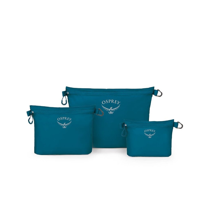 Набір органайзерів Osprey Ultralight Zipper Sack Set waterfront blue - O/S - синій 