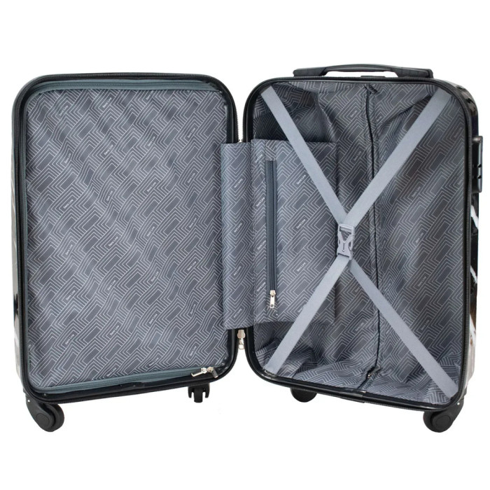 Валіза Semi Line 20" (S) Black Marble (T5730-1) 