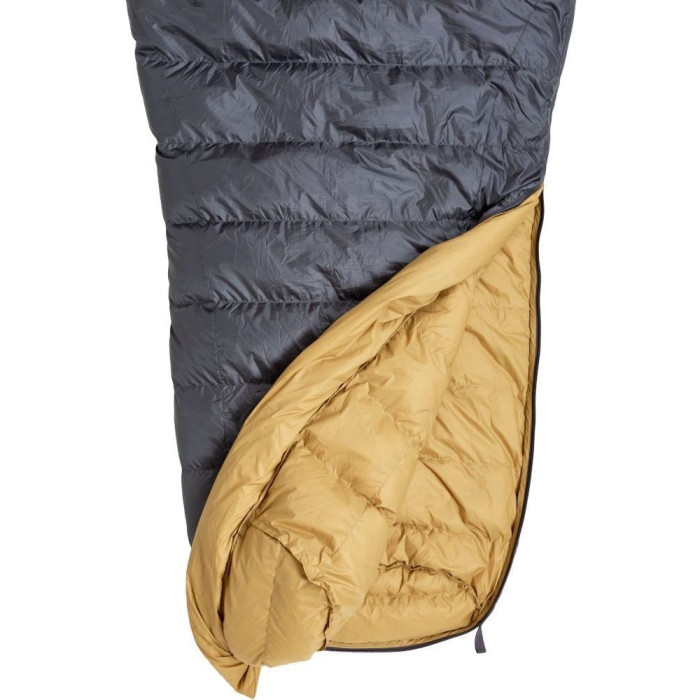 Спальник пуховий Turbat NOX 400 grey/cheddar orange - 185 см - сірий/помаранчевий 