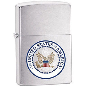 Запальничка Zippo U. S. Seal High Brushed Chrome 24347 