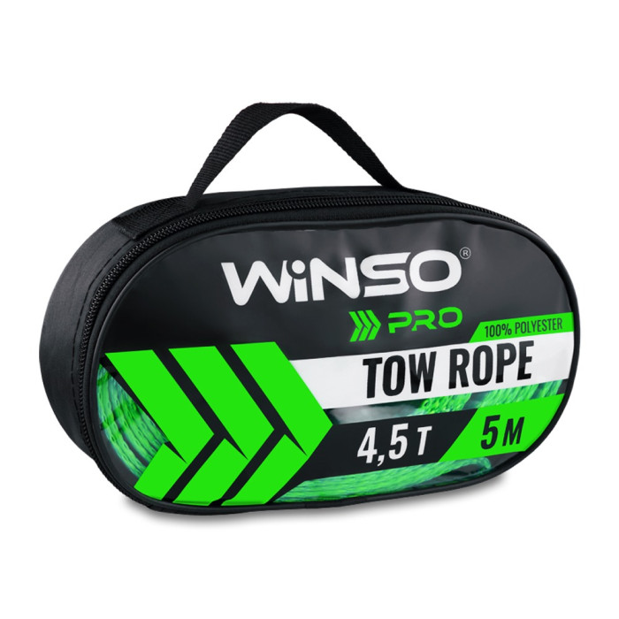 Трос буксирувальний стрічковий Winso PRO, 4,5т 5м (130450) 