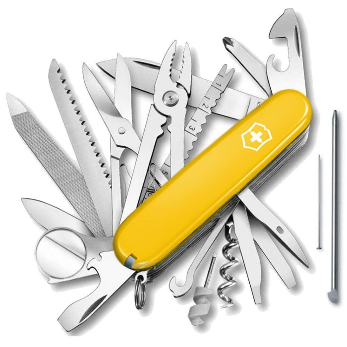 Ніж Victorinox Swisschamp 91мм/33функ/жовт 