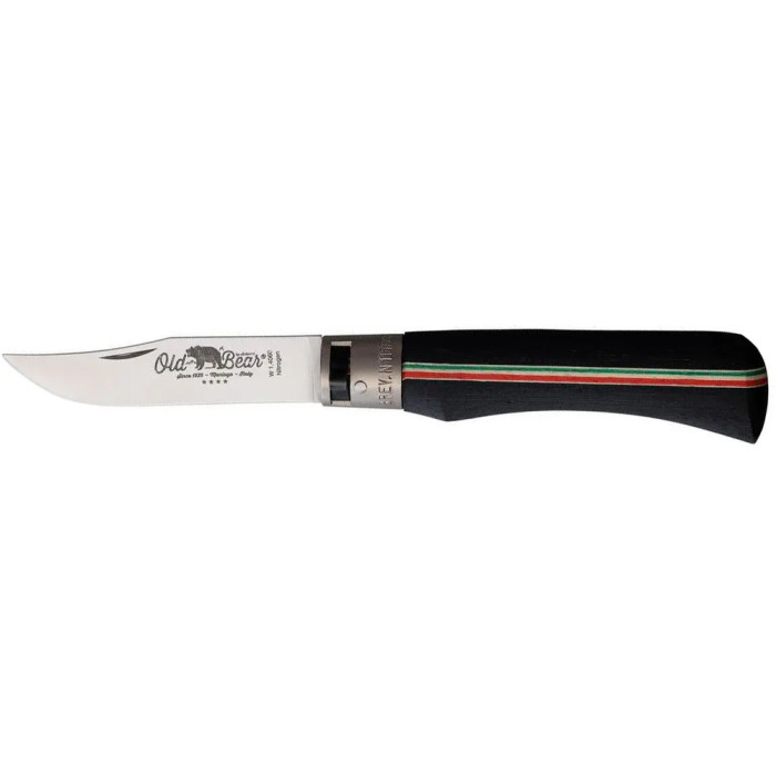 Ніж Old Bear Classic World XL, 1.4060 steel, wood handle, black 
