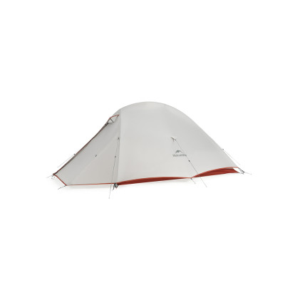 Намет надлегкий двомісний з футпринтом Naturehike Cloud Up Pro CNK2350WS020, 20D, світлий сірий