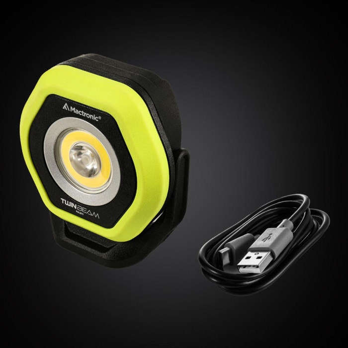 Ліхтар професійний Mactronic Twin Beam (700 Lm) 80 CRI Magnetic Recharg Type-C (PWL0111)