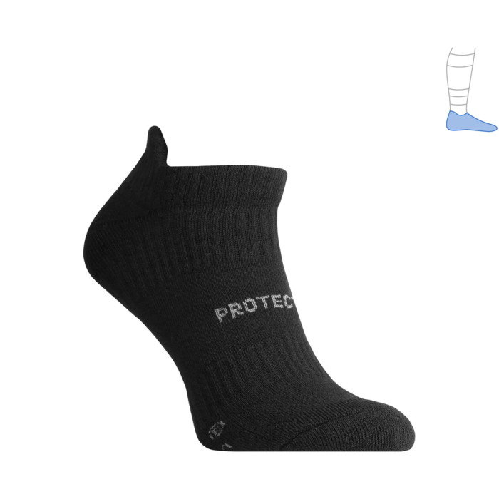 Трекінгові шкарпетки Protector LowLight літні чорні L 44-47 