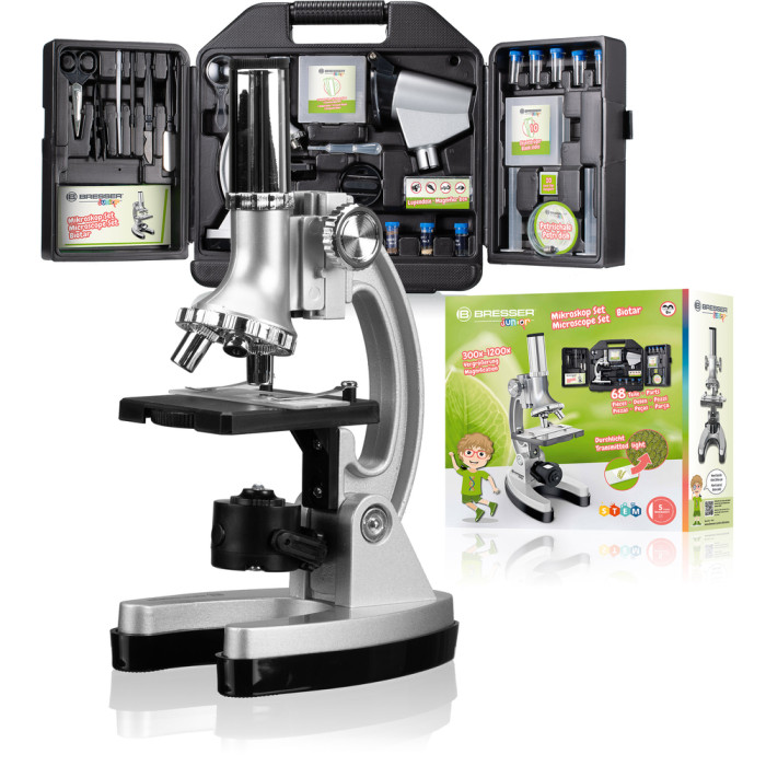 Мікроскоп Bresser Junior 300x-1200x з кейсом (8851000/14459) (914460)