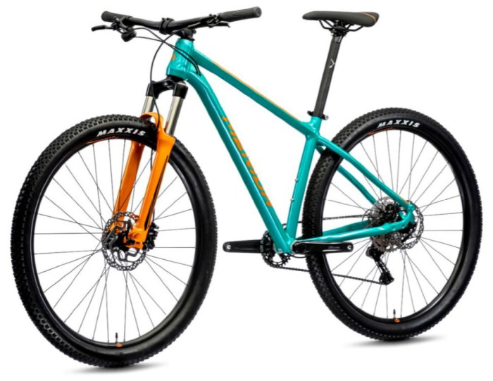 Велосипед Merida 2021 big.nine 200 s(14.5) teal-blue(orange) 