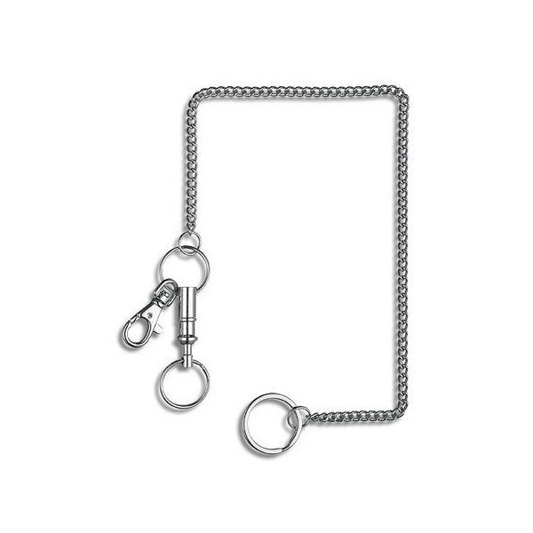 Ланцюжок Victorinox 40см карабін + карабін + кільце (4.1854) 