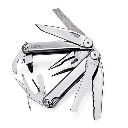 Мультитул Leatherman Wave, подарункове пакування (шкіряний чохол) 