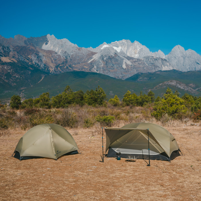 Намет двомісний ультралегкий Naturehike Mongar UL CNK2550WS016, сірий 
