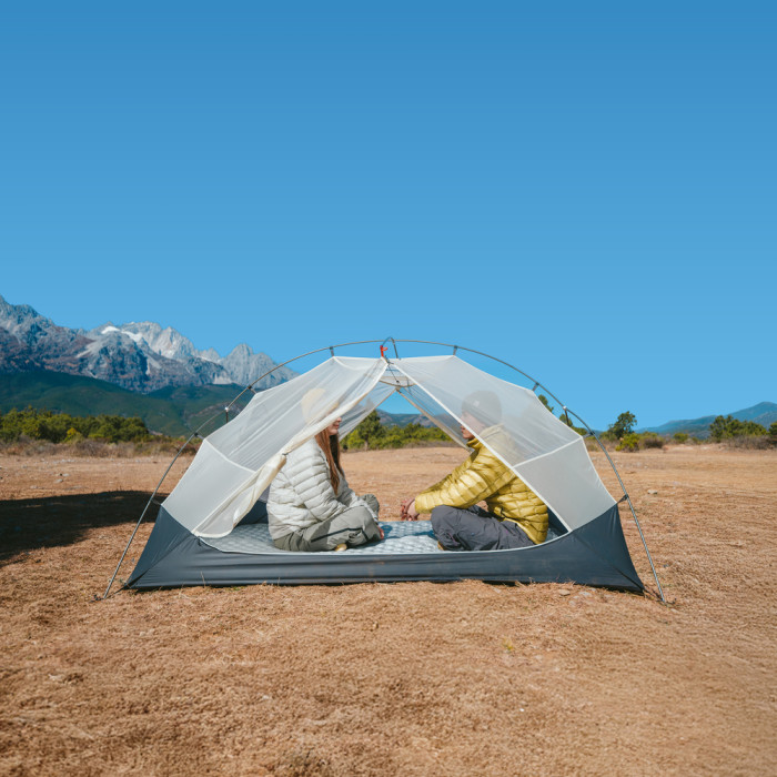 Намет двомісний ультралегкий Naturehike Mongar UL CNK2550WS016, сірий 