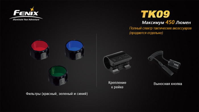Ліхтар Fenix TK09 Cree XP-G2 (R5) 