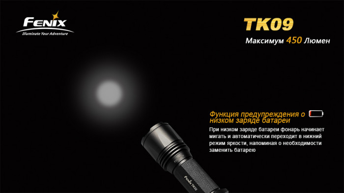 Ліхтар Fenix TK09 Cree XP-G2 (R5) 