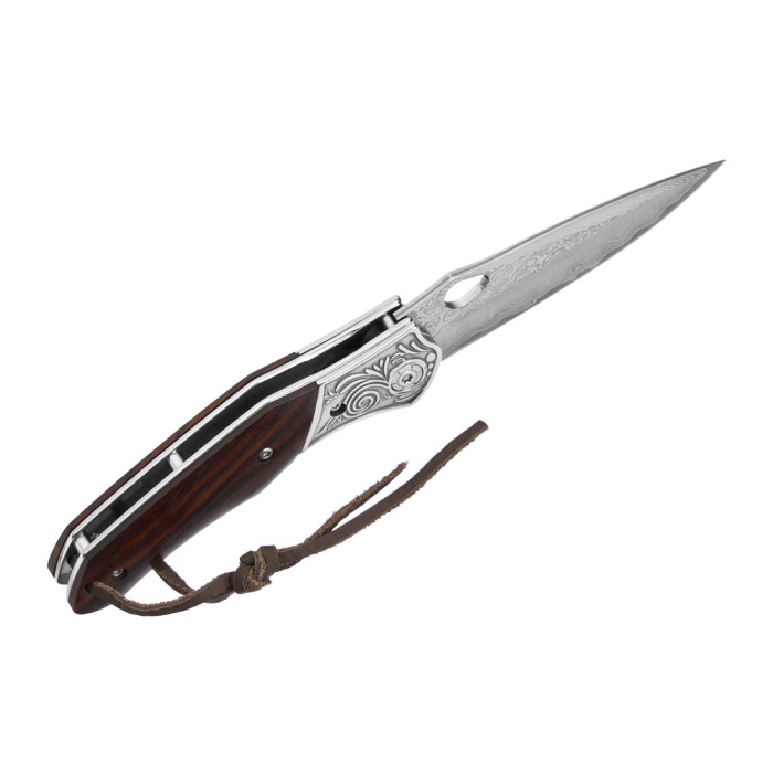 Карманний ніж Grand Way WK 11012 (дамаск) 