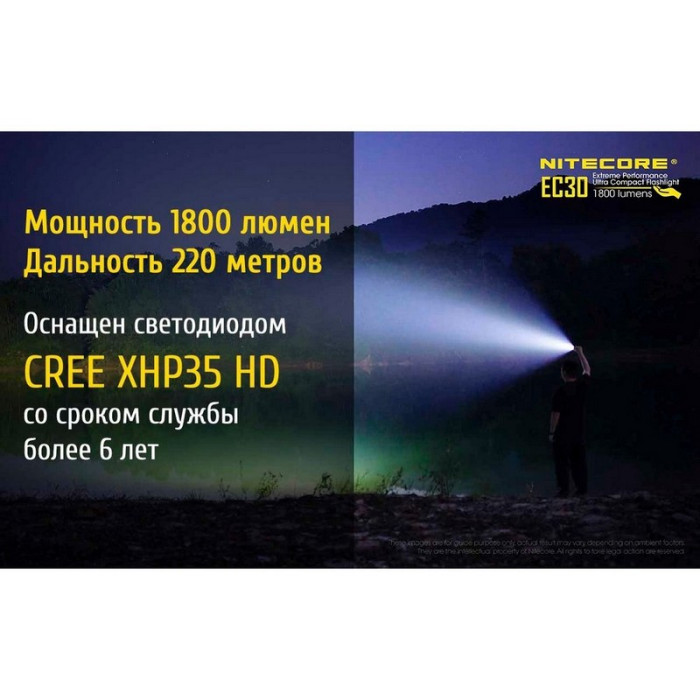 Ліхтар Nitecore EC30 
