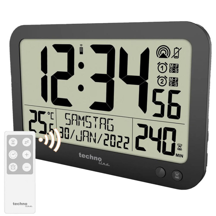 Годинник настінний Technoline WS8026 Black (WS8026) 