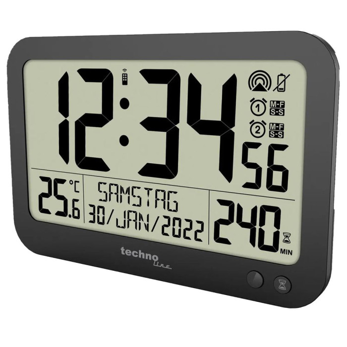 Годинник настінний Technoline WS8026 Black (WS8026) 