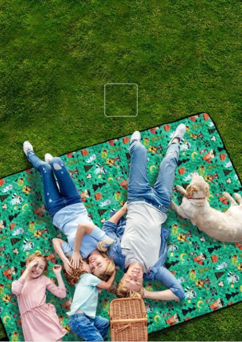 Килимок для пікніка Naturehike C042 200 х 180 см NH19D024-Z green forest 