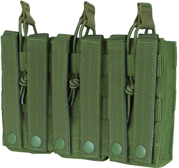 Підсумок Condor TRIPLE M4/M16 MAG для 3-х магазинів, відкритий олива 