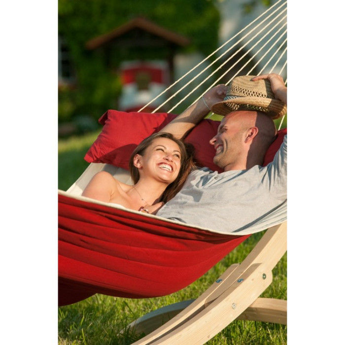 Гамак Сімейний з рейками La Siesta Alabama NQR14-21 red pepper 