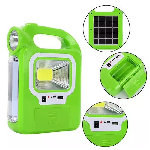 Ліхтар кемпінг Police 6399А-LED+COB, power bank, 2x18650, сонячна батарея, ЗП microUSB, Box 