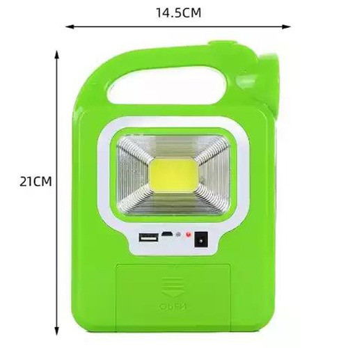 Ліхтар кемпінг Police 6399А-LED+COB, power bank, 2x18650, сонячна батарея, ЗП microUSB, Box 