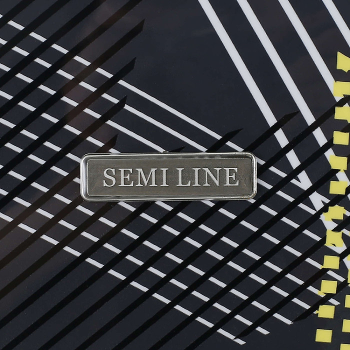 Валіза Semi Line 20" (S) Black Pattern (T5651-1) 