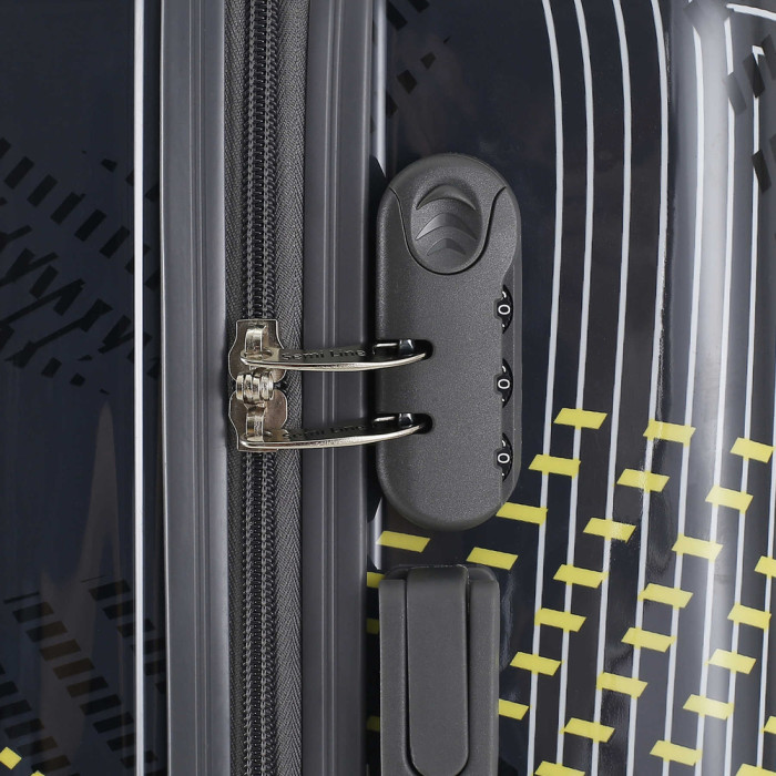 Валіза Semi Line 20" (S) Black Pattern (T5651-1) 