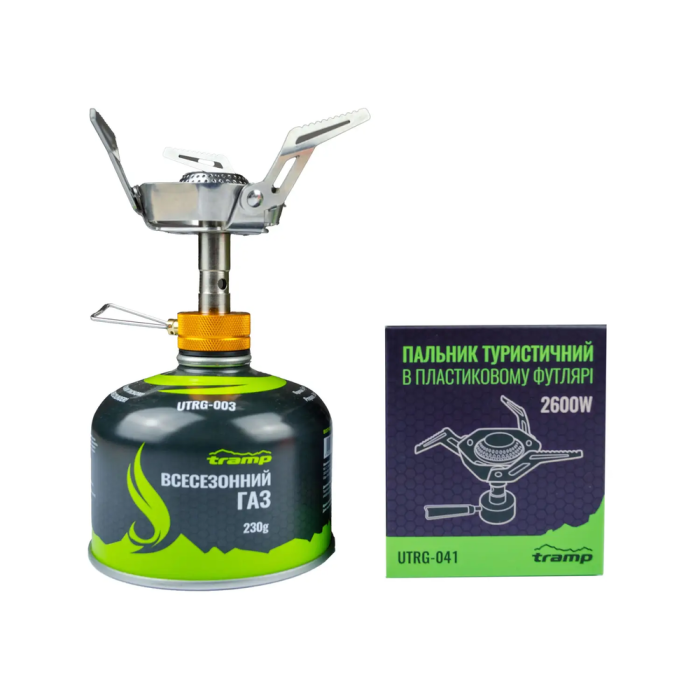 Пальник Tramp складаний з вітрозахистом UTRG-041 