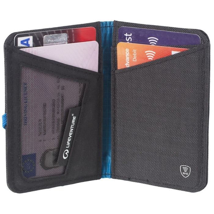 Гаманець RFID Lifeventure Card Wallet, Black 