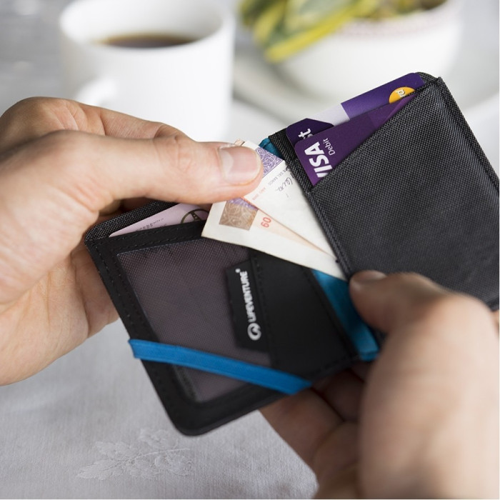 Гаманець RFID Lifeventure Card Wallet, Black 