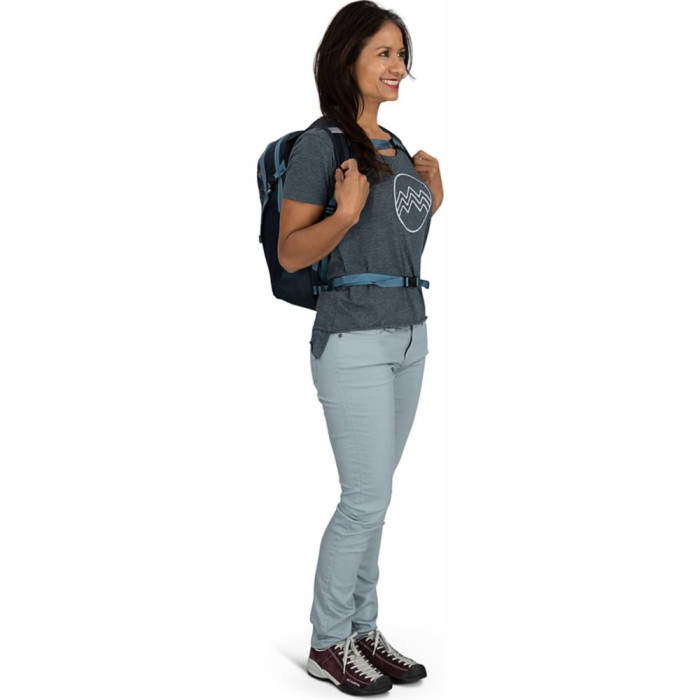 Рюкзак Osprey Daylite palm foliage print - O/S - синій 