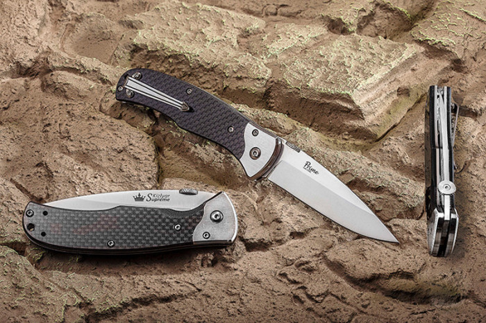 Ніж Kizlyar Supreme Prime сатин, сталь D2 