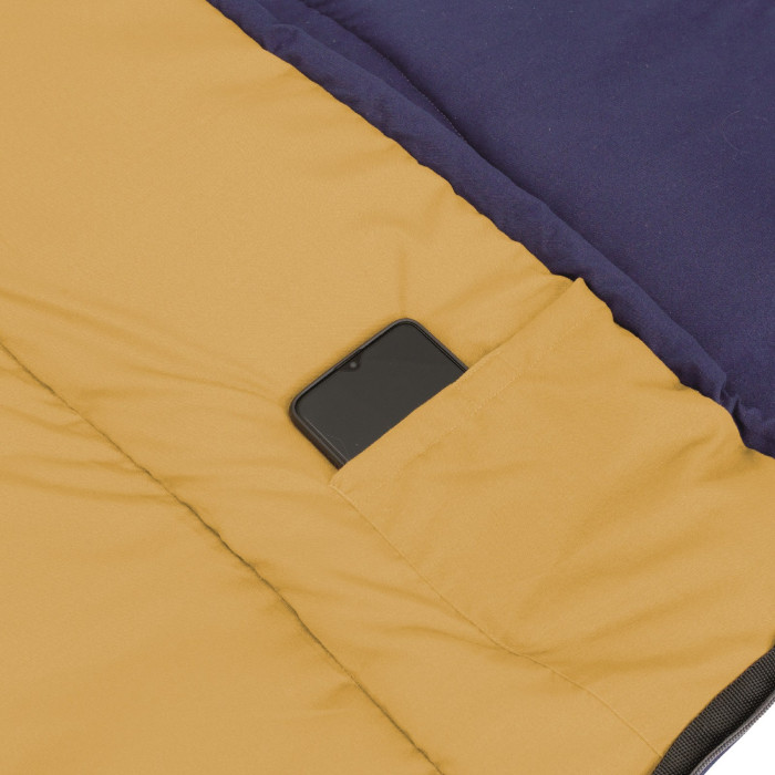 Спальний мішок Easy Camp Moon Double/+ 5°C Blue (Right) 