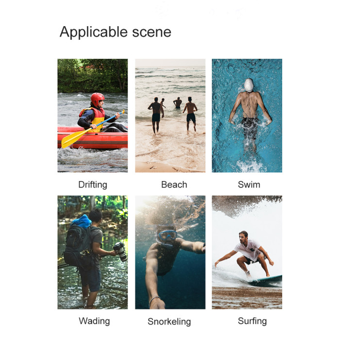 Силіконові антиковзкі черевики аквашузи Naturehike NH20FS022, розмір 44, блакитні 