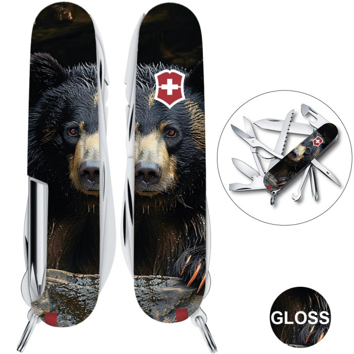 Складаний ніж Victorinox FIELDMASTER ANIMAL Чорний ведмідь 