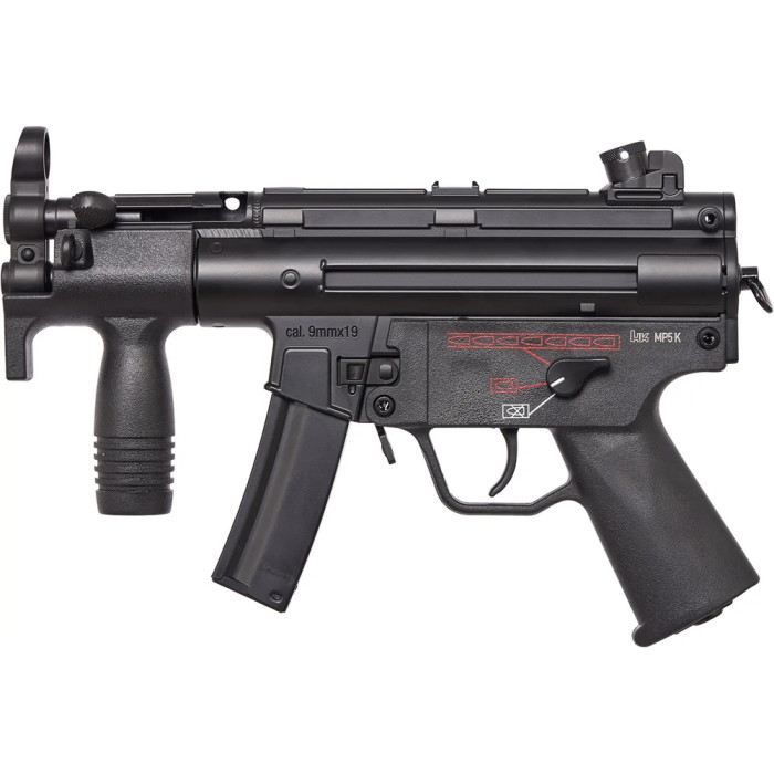 Пістолет - кулемет страйкбольний CYMA MP5K AEG 6 мм Metal body 