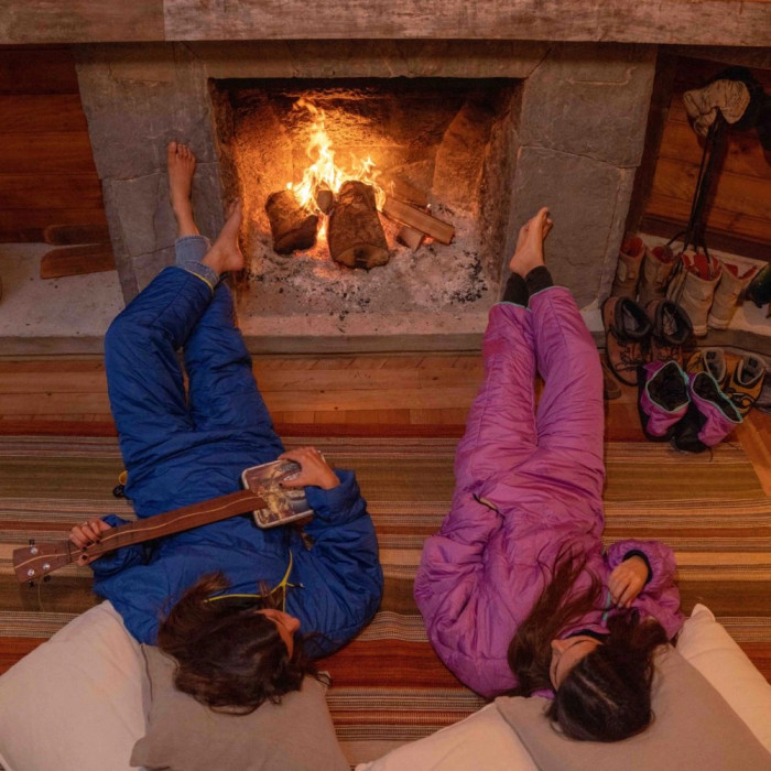 Спальний мішок, що надівається Selkbag LITE, розмір L, сірий 