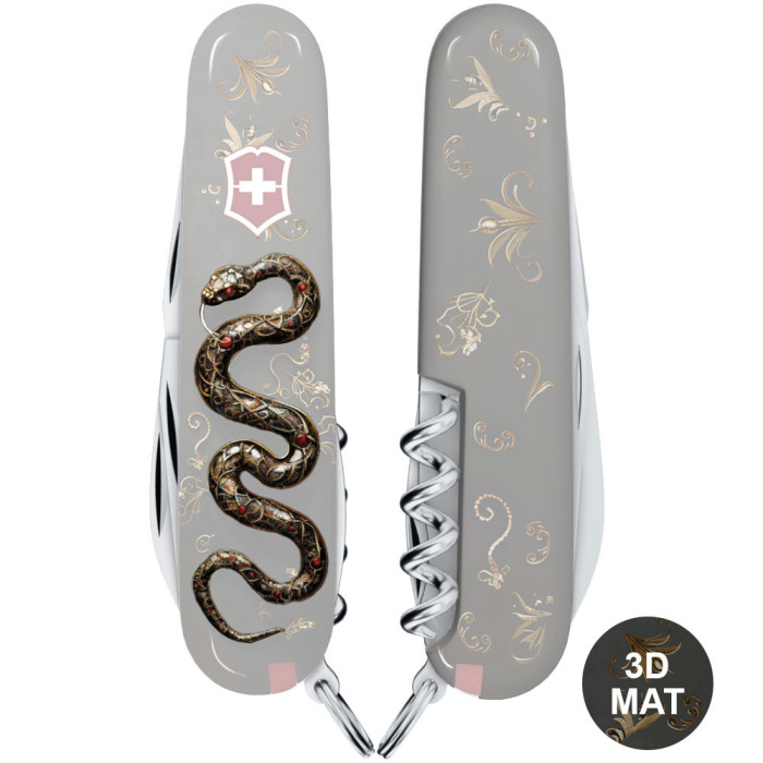 Складаний ніж Victorinox SPARTAN ZODIAC 3D Розкішна змія 1.3603.3.Z4210hk 