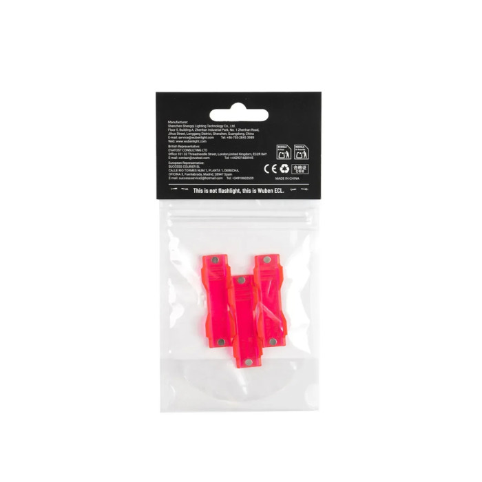 Плаcтини для ліхтаря Wuben E8, рожевий 