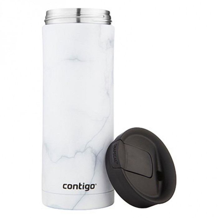 Термокружка Contigo Huron Couture Snapseal 591 мл White Marble 
